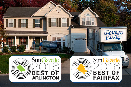 picture of awards for best moving companies arlington va fairfax 2016