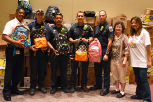 volunteers and rotarians