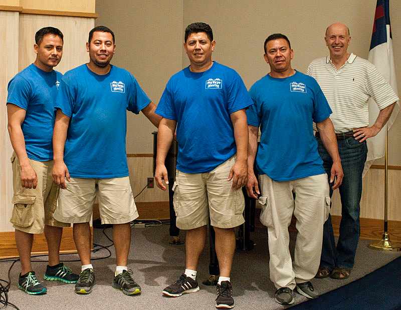 mg moving team at a moving location